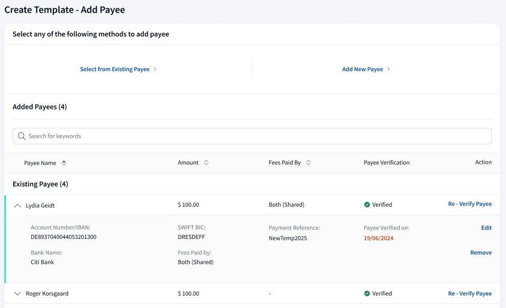Bulk Payments - Expiry Period