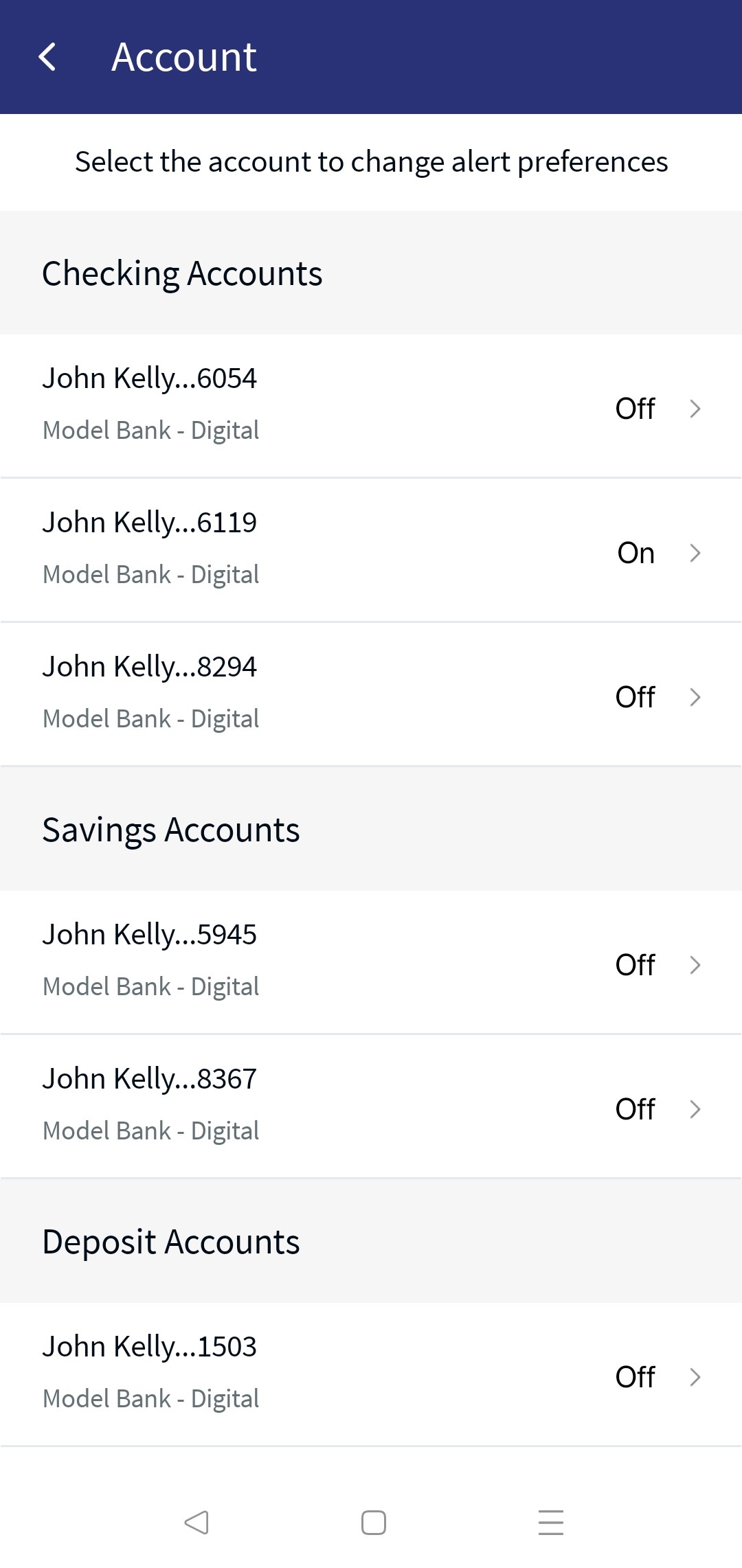 Single Customer Less Accounts
