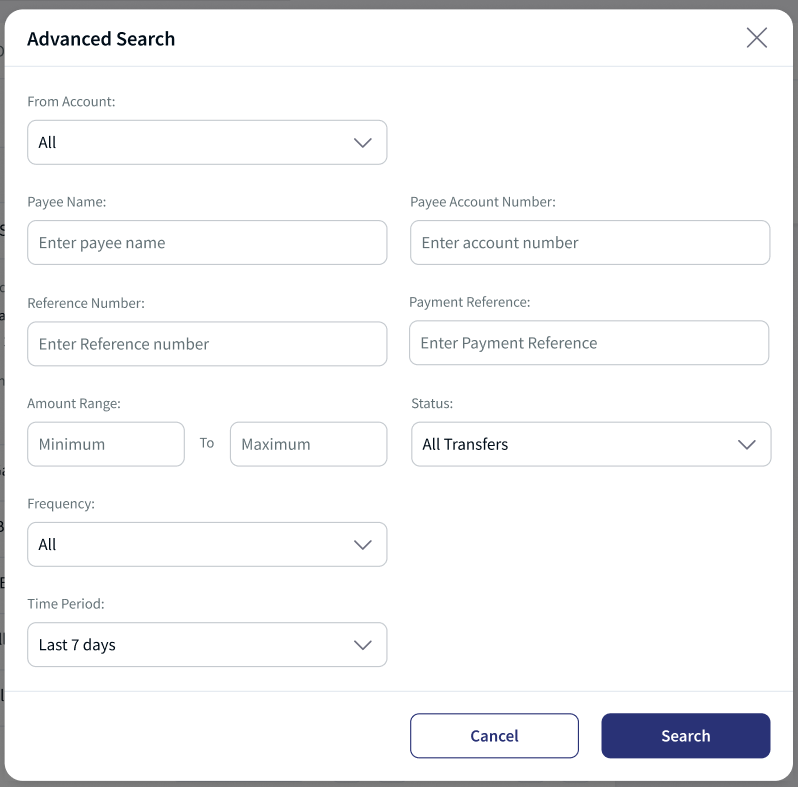 Transfer Activities - Single Customer
