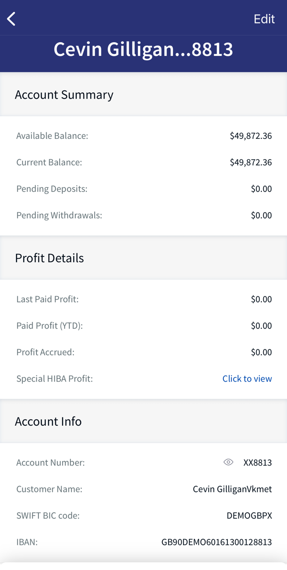 Profit Details