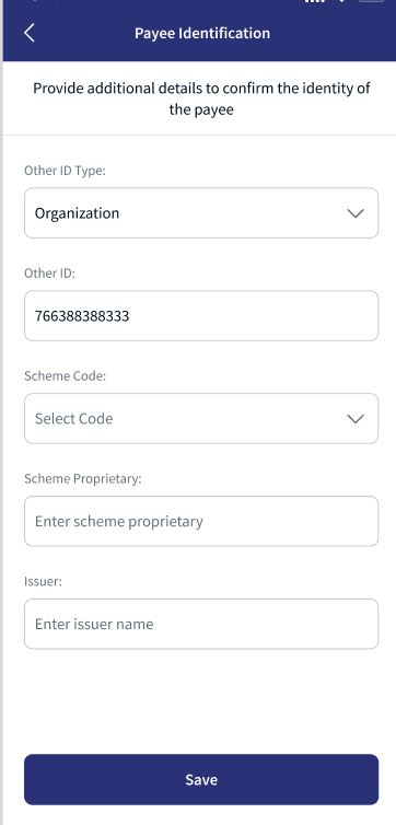Domestic Transfer - Existing Payee - MB