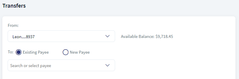 Favorite Account Balance