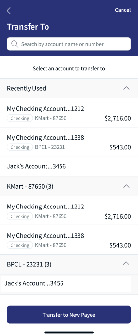 To  Account Balance
