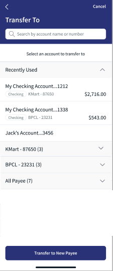 To  Account Balance