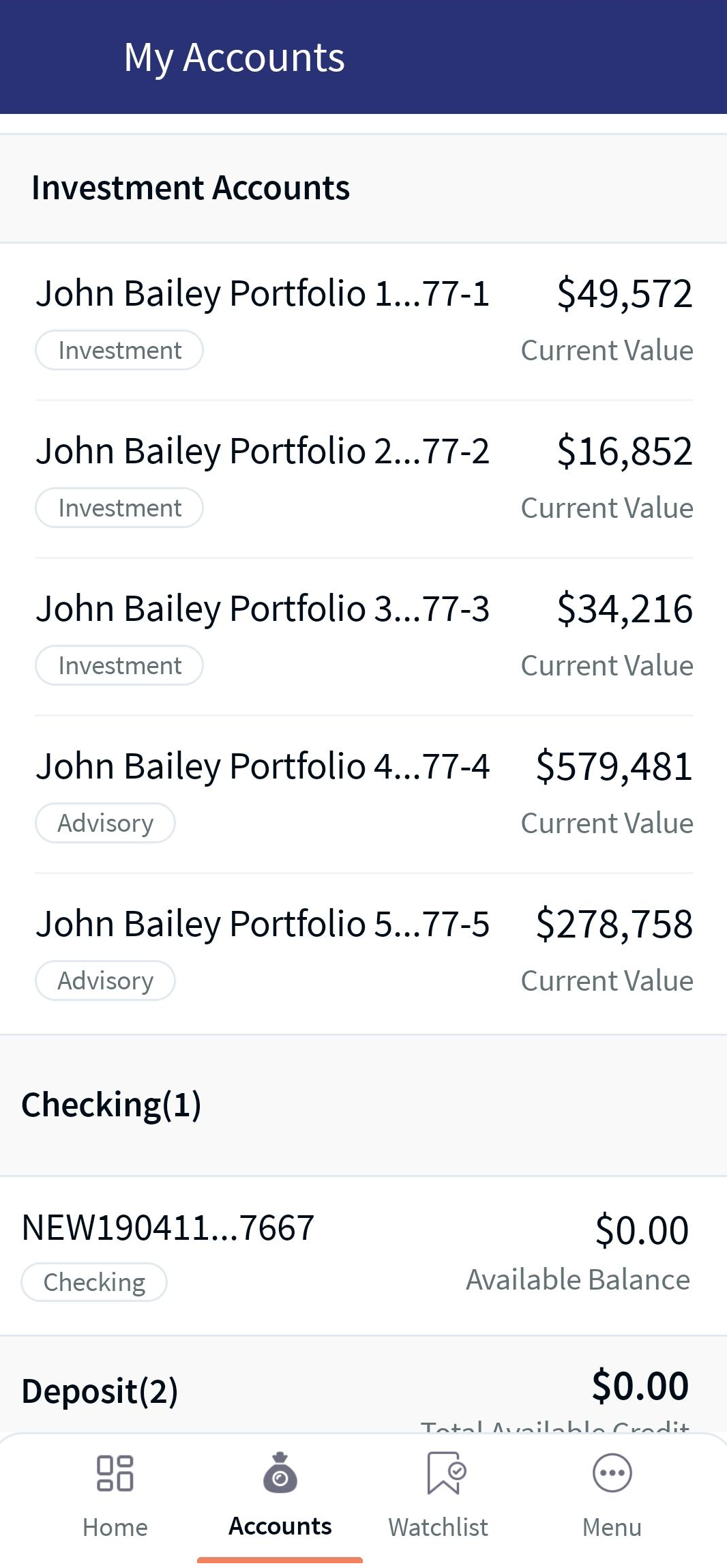 My Investment Summary