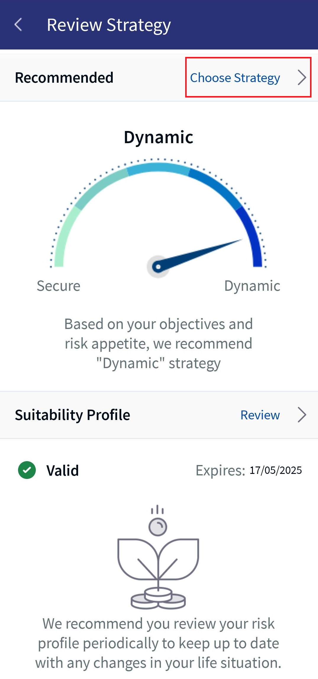 Recommended Strategy