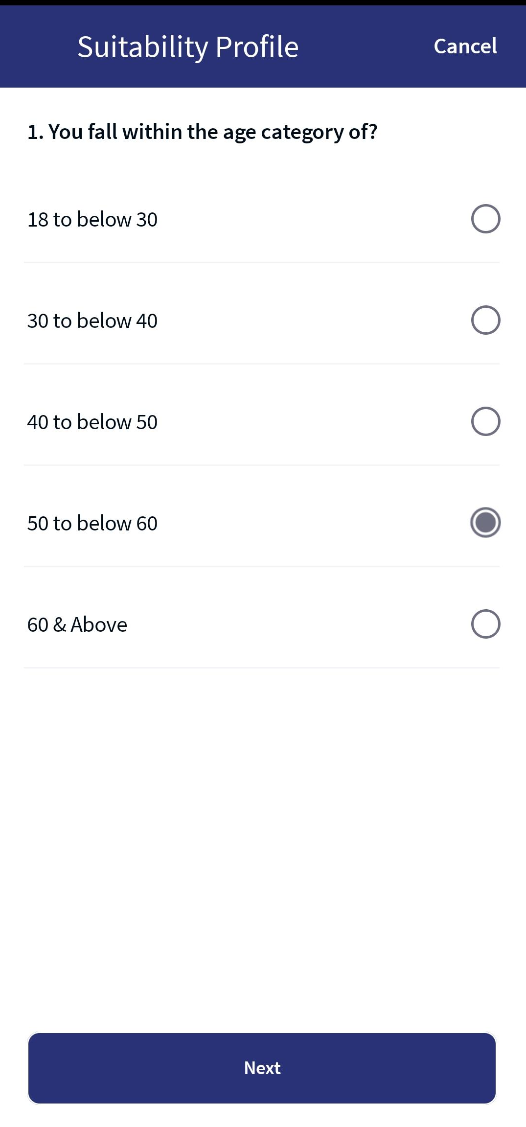 Suitability Profile