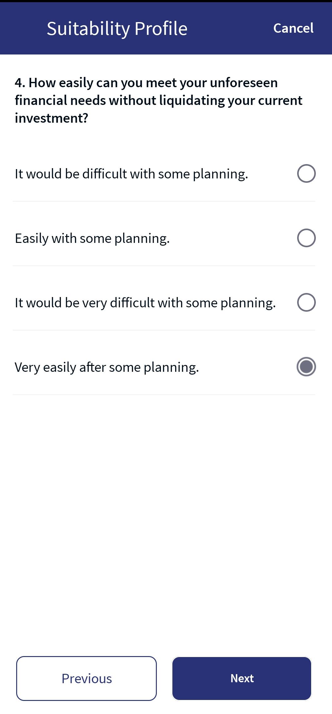 Suitability Profile