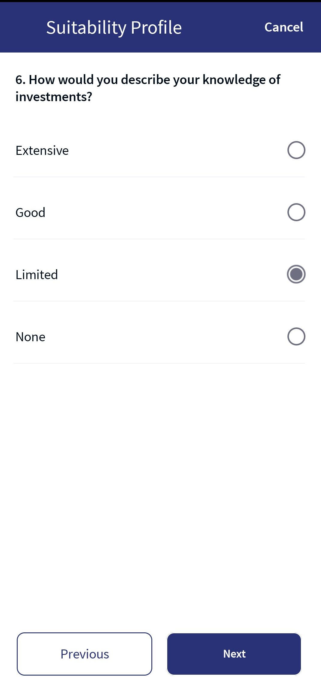 Suitability Profile