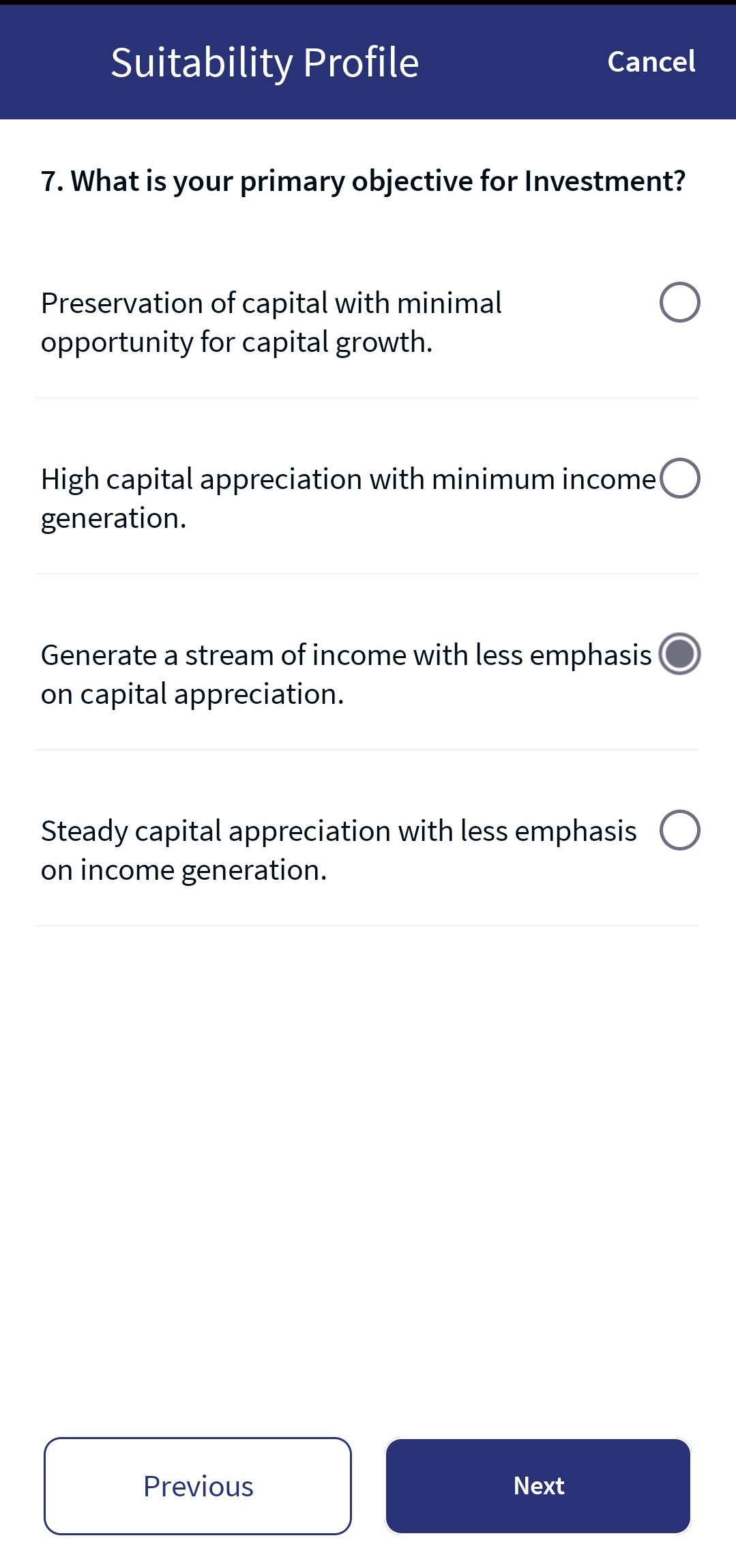 Suitability Profile