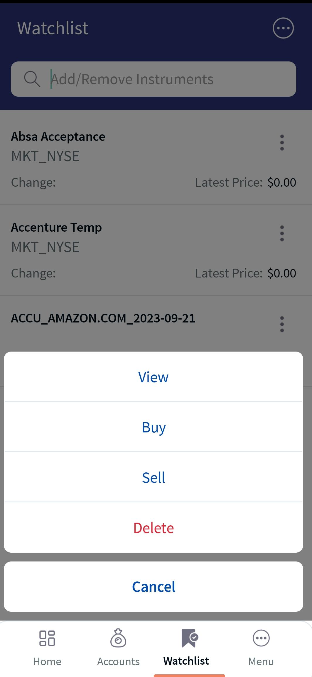Watchlist