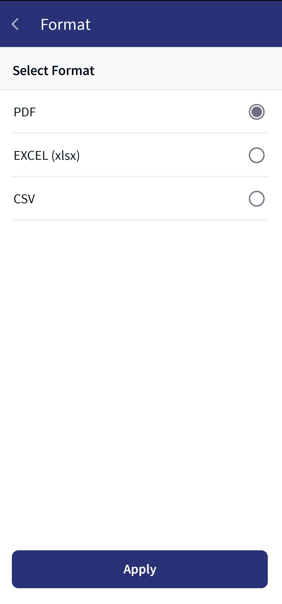 Report Format