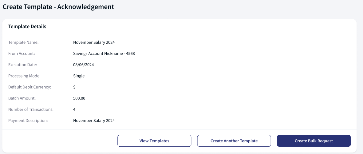 Add new payee flow