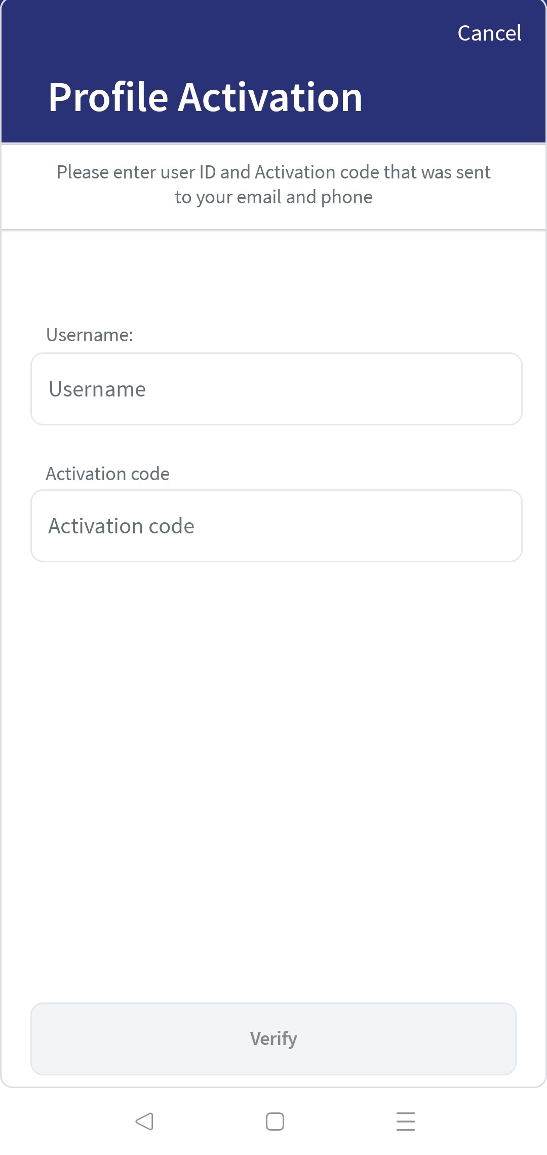 Login Screen Login Screen