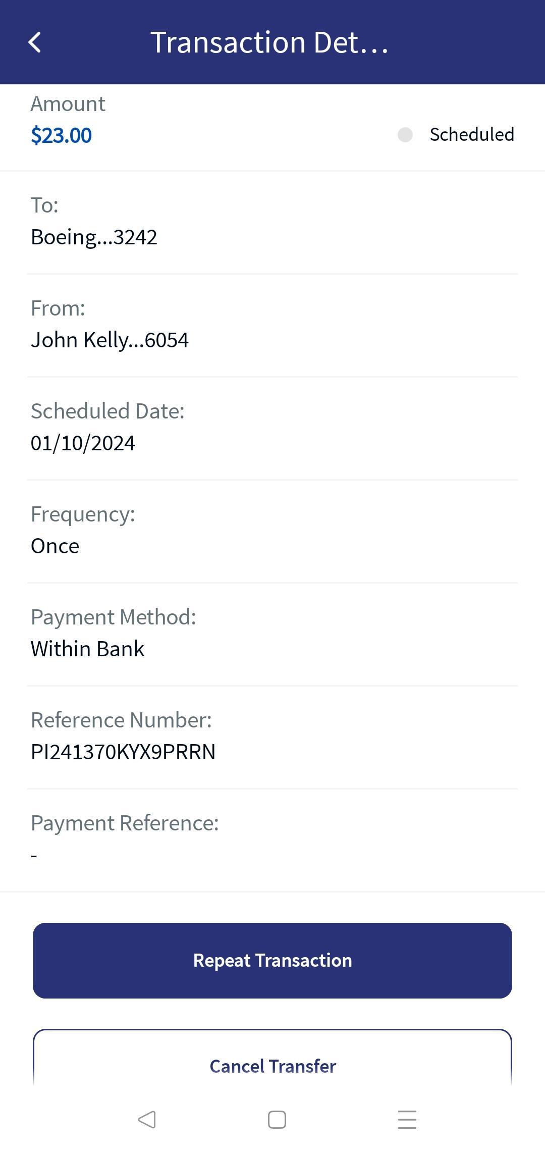 Transfer Activities - Multi Customer