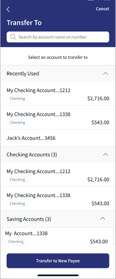To  Account Balance
