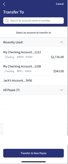 To  Account Balance