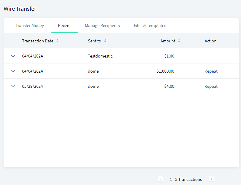 Wire Transfer - History