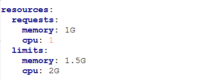 Range of memory and cores Range of memory and cores