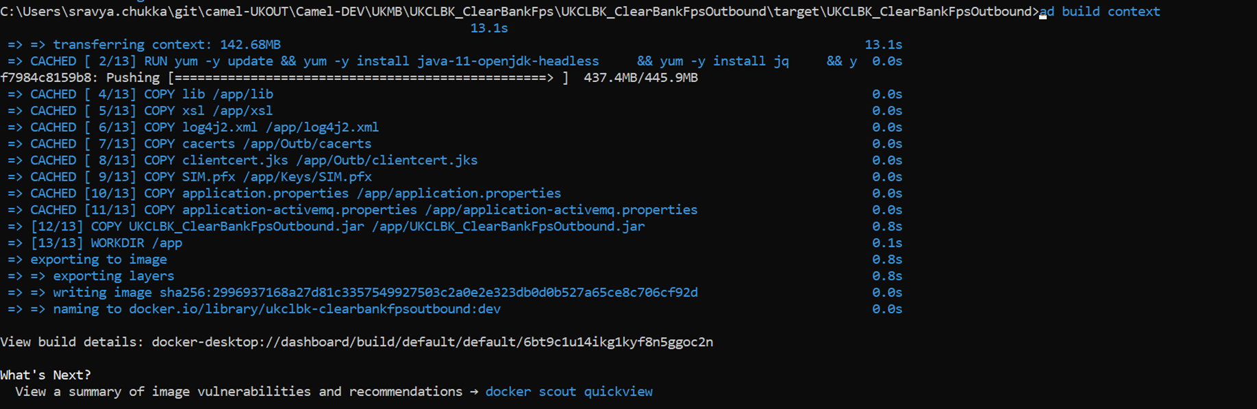 Docker build image Docker build image