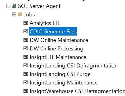 Configuration for CDIC CDIC