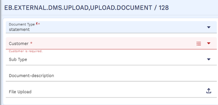 Select Document Type Select Document Type