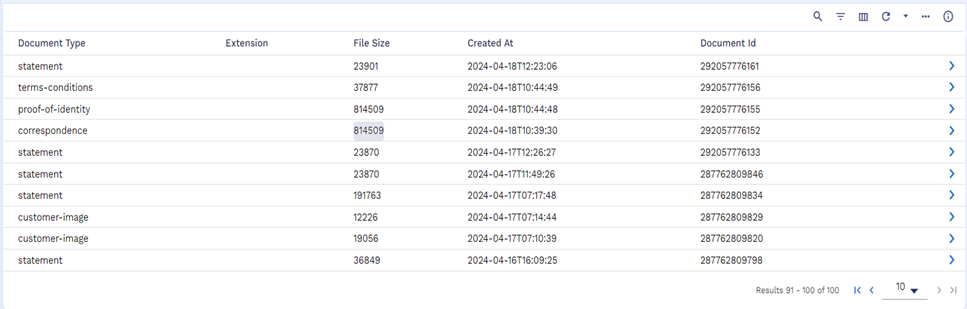 ENQUIRY I EXTERNAL.DMS.ALLDOC.SEARCH